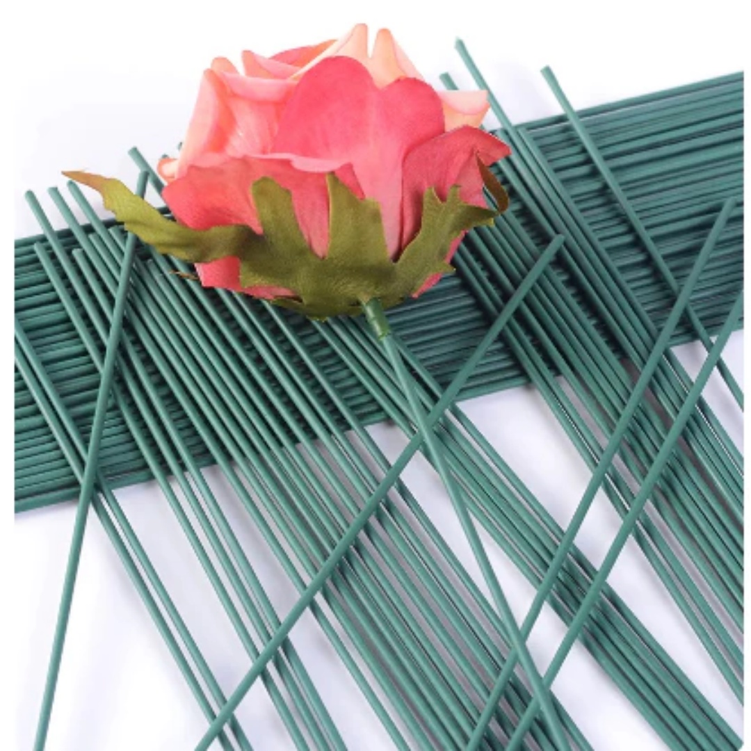 Wire Stem Florist - 50 adet Çiçek Çubuğu Teli, Çiçekçilik