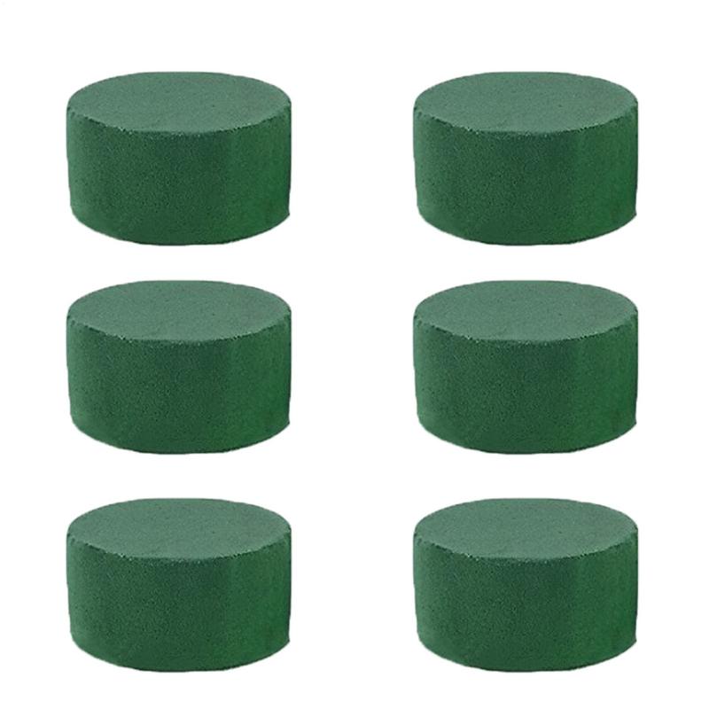 Anda Florist Supply - 6 adet Yuvarlak Çiçek Köpük Tuğla
