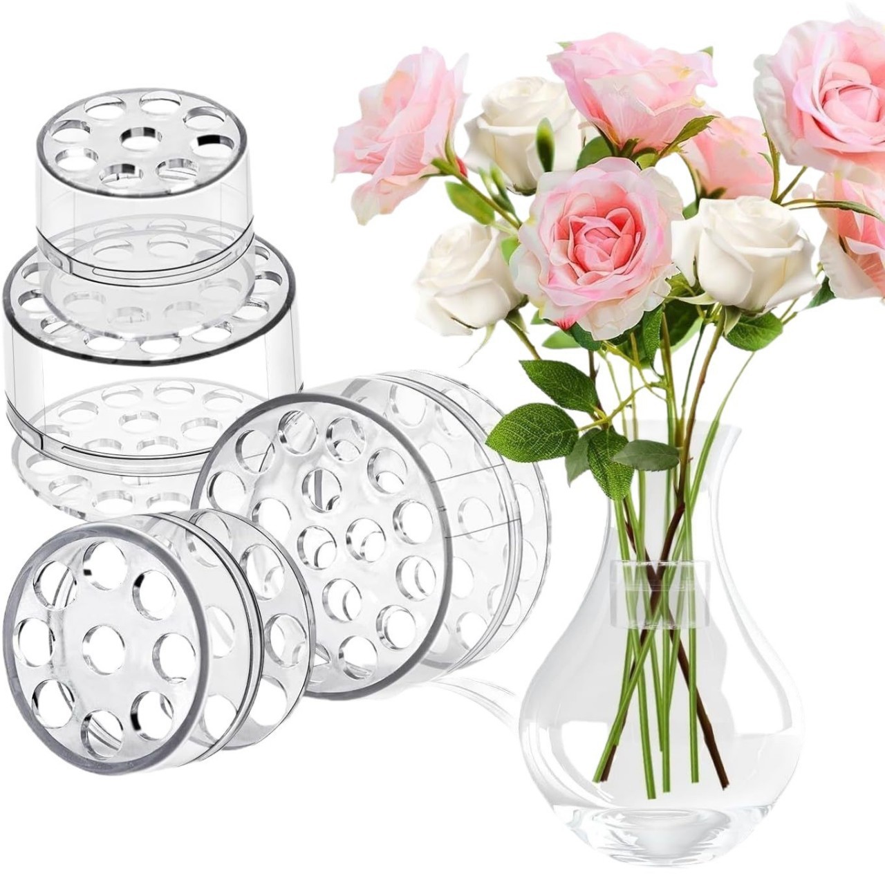 Supply For Florist - Spiral İkebana Çiçek Sapı Tutucu, Vazolar