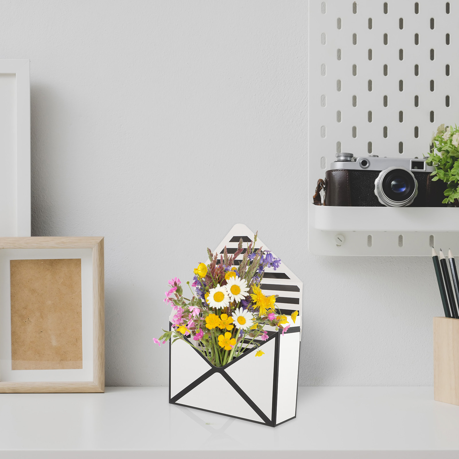 Anda Florist Supply - 4 Adet Çiçekli Zarf Kutuları Düğün