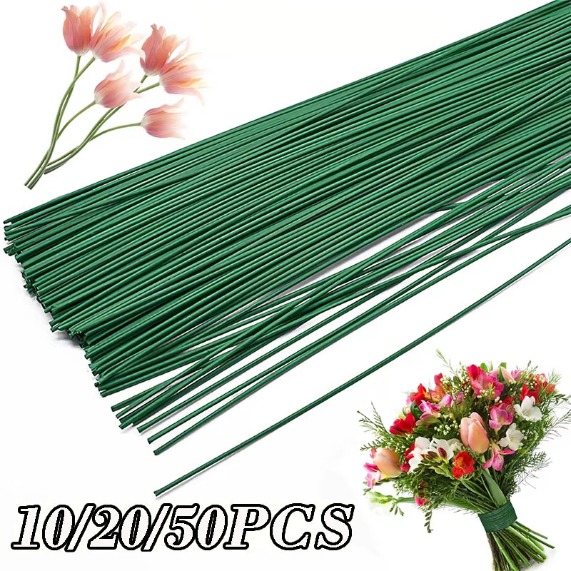 Wire Stem Florist - 10/20/50 Adet Yapay Çiçek Teli Çiçekçi
