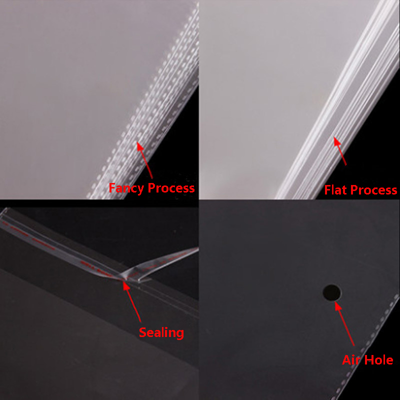 100 adet temizle plastik torba - Cellophane Wrap Clear incelemesi ve fiyatı