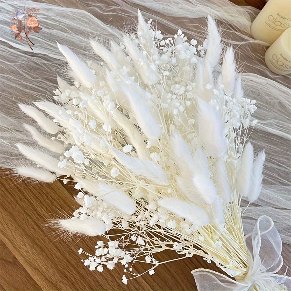 54 Adet Beyaz Kurutulmuş Çiçek - Dried Flower Bunch incelemesi ve fiyatı