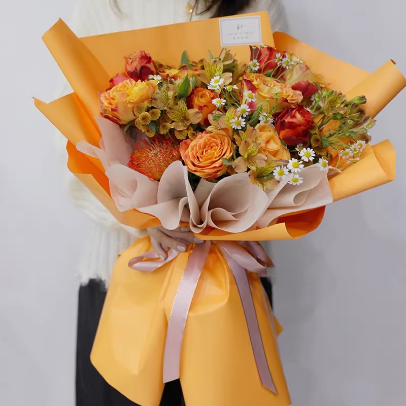 Kore tarzı düz renk kağıt mono - Anda Florist Supply incelemesi ve fiyatı