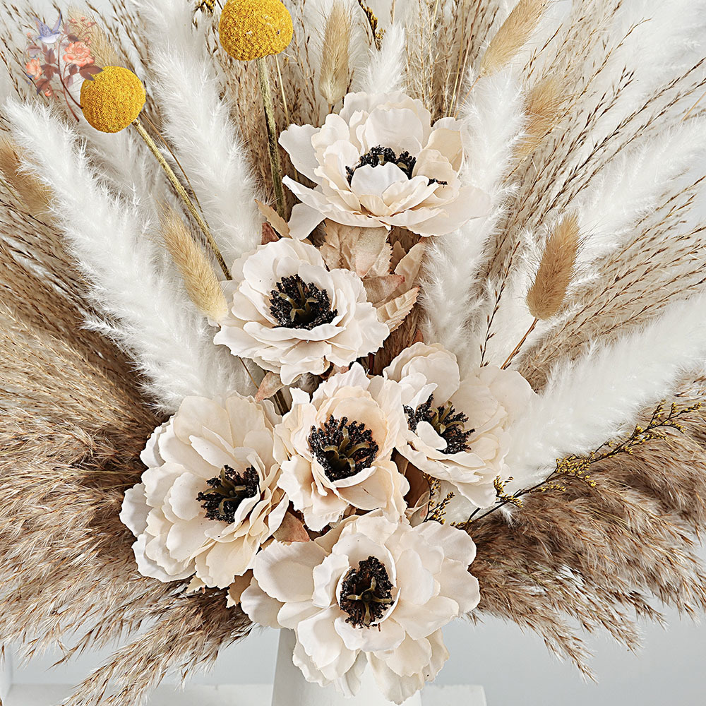 55 Adet Yapay Çiçek Buketi Kab - Dried Flower Bunch incelemesi ve fiyatı