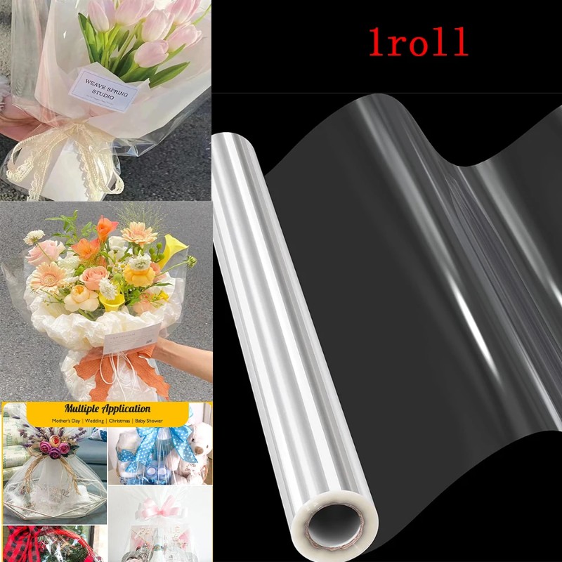 1/2 adet Şeffaf Selofan Sarma  - Cellophane Wrap Clear incelemesi ve fiyatı