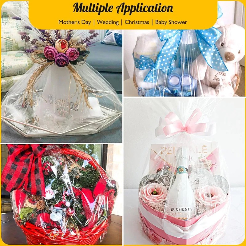 1/2 adet Şeffaf Selofan Sarma  - Cellophane Wrap Clear incelemesi ve fiyatı