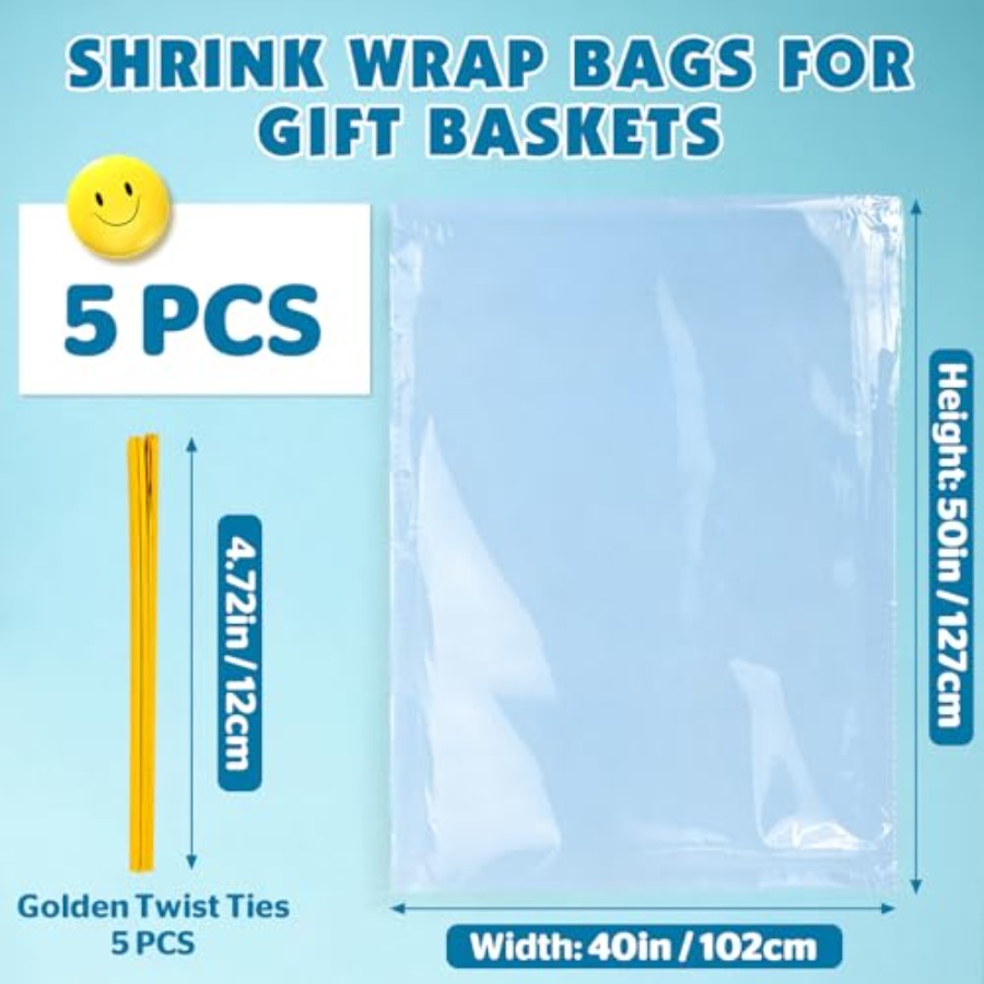 5 Adet Ekstra Büyük Şeffaf Pla - Cellophane Wrap Clear incelemesi ve fiyatı