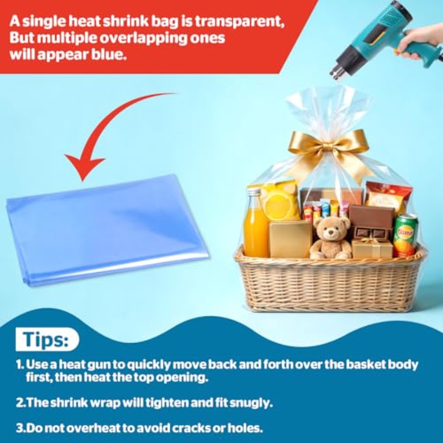 5 Adet Ekstra Büyük Şeffaf Pla - Cellophane Wrap Clear incelemesi ve fiyatı