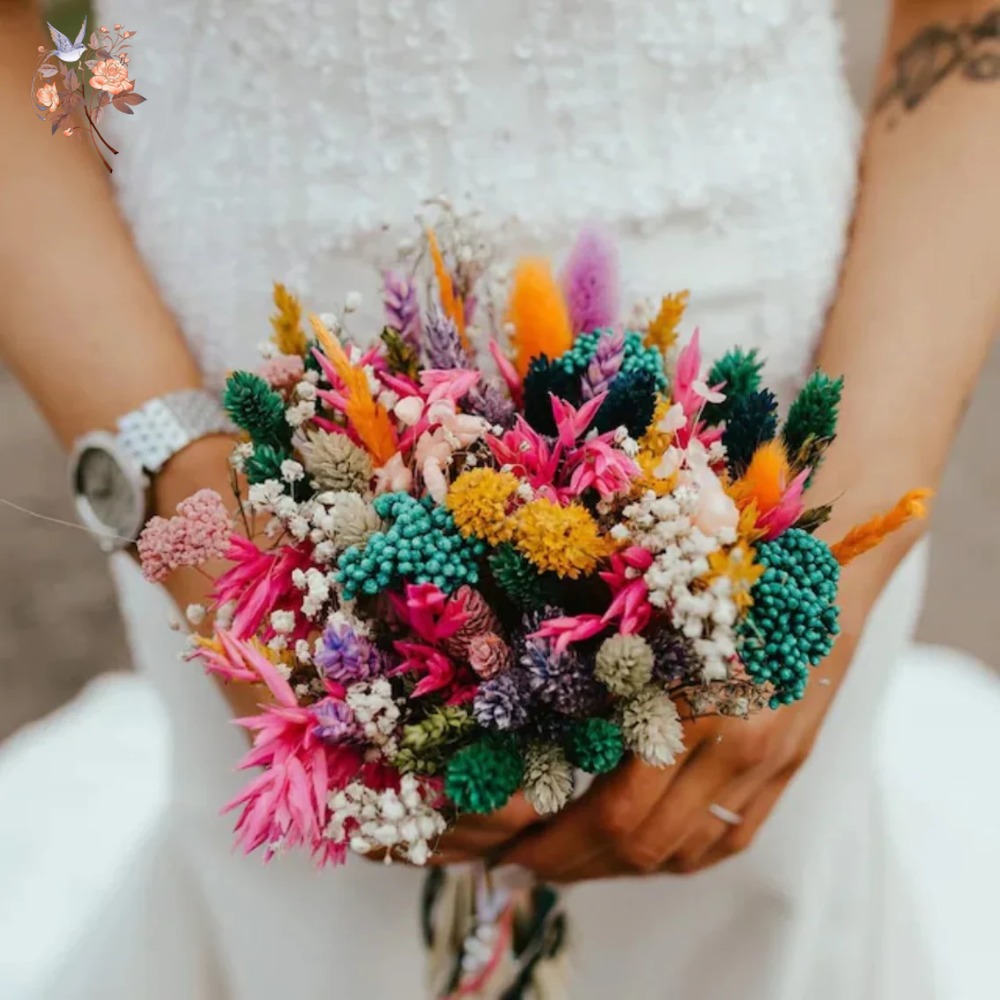Renkli Kurutulmuş Çiçekler Gel - Dried Flower Bunch incelemesi ve fiyatı