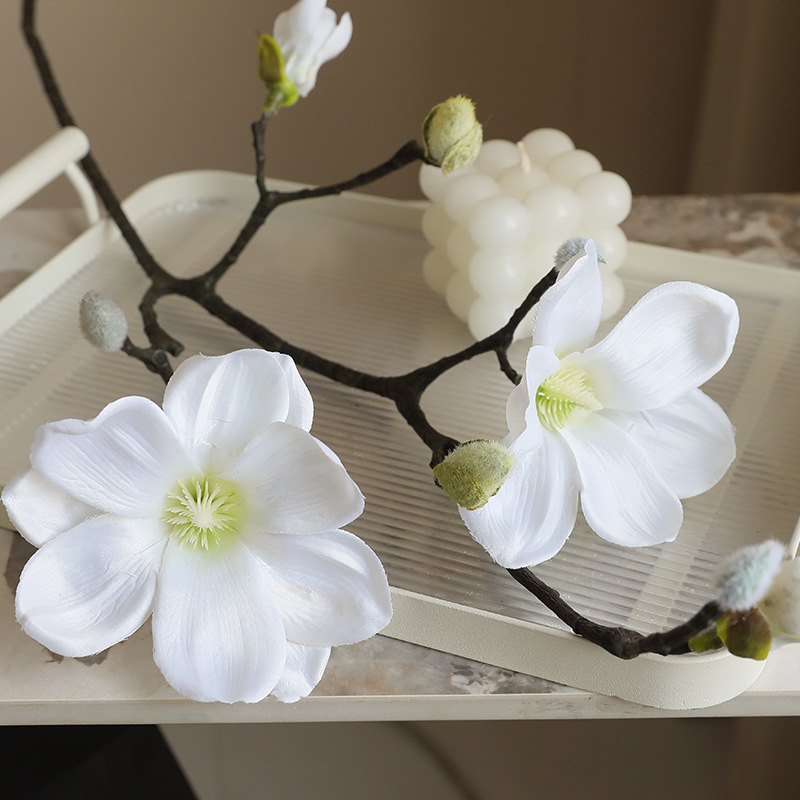 58 cm Retro Yapay Manolya Çiçe - Dried Flower Bunch incelemesi ve fiyatı