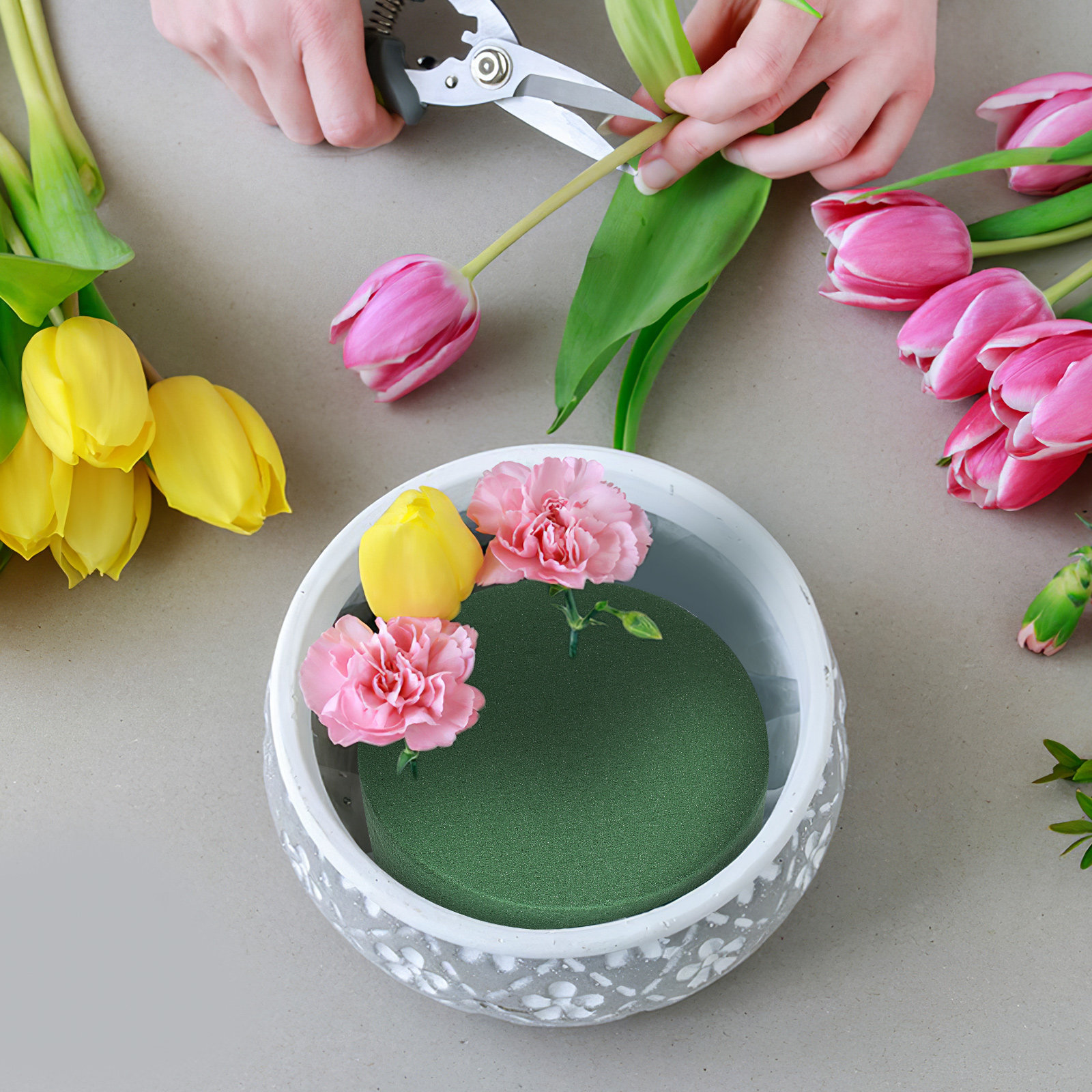 4 Adet Çiçekçi Köpüğü Çiçek Ça - Anda Florist Supply incelemesi ve fiyatı
