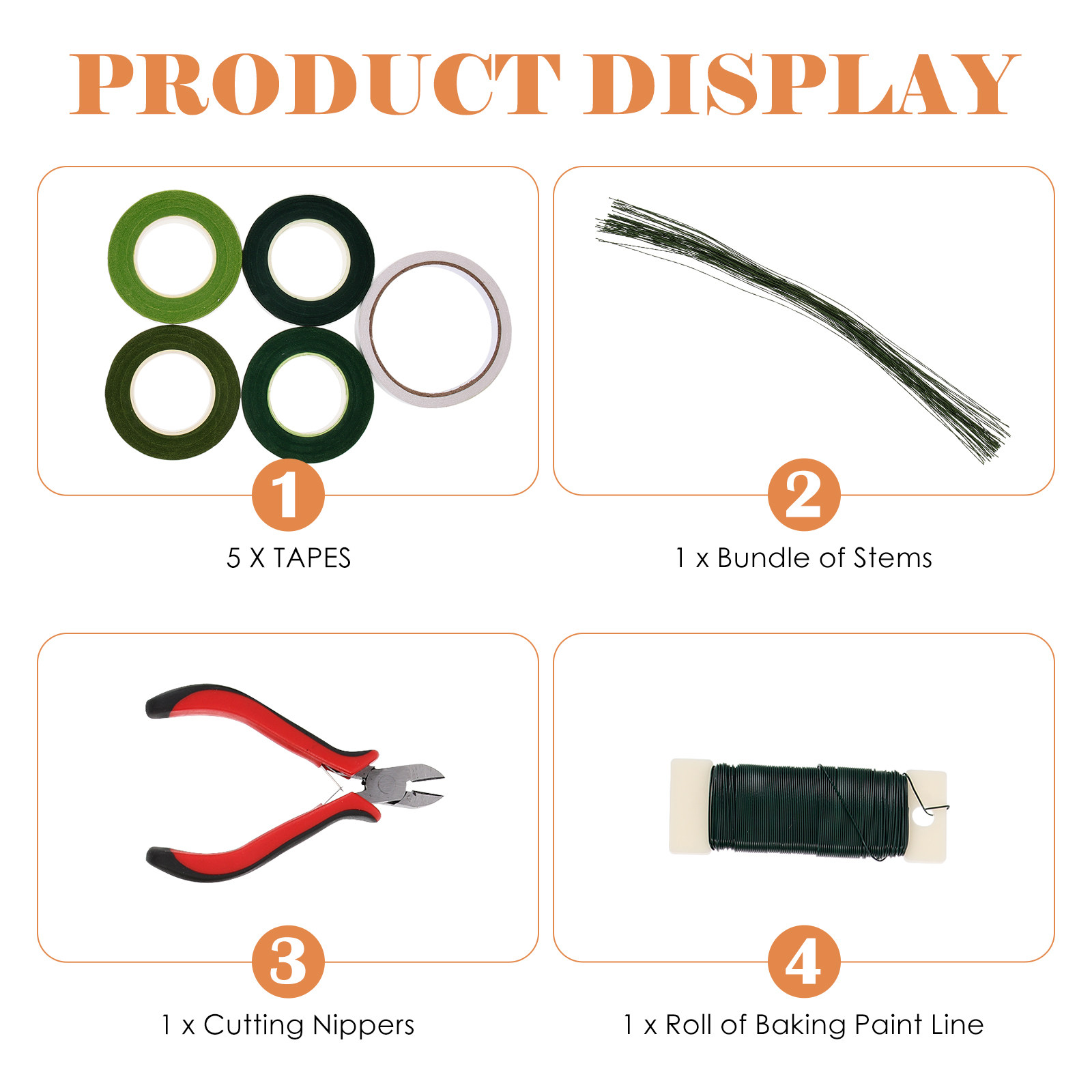 1 Set Çiçek Düzenleme Aletleri - Wire Stem Florist incelemesi ve fiyatı