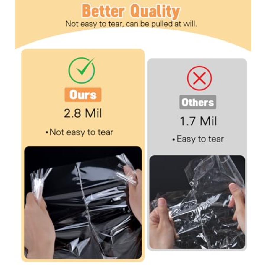 6 adet ekstra büyük selofan po - Cellophane Wrap Clear incelemesi ve fiyatı