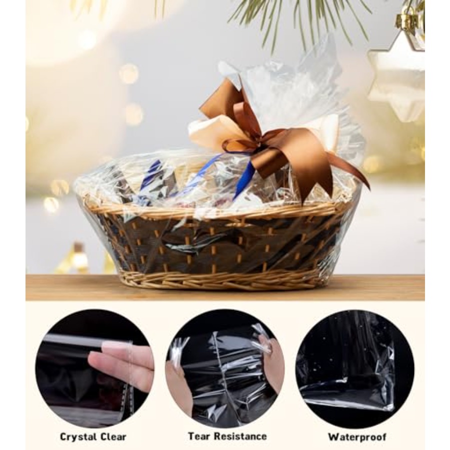 6 adet ekstra büyük selofan po - Cellophane Wrap Clear incelemesi ve fiyatı